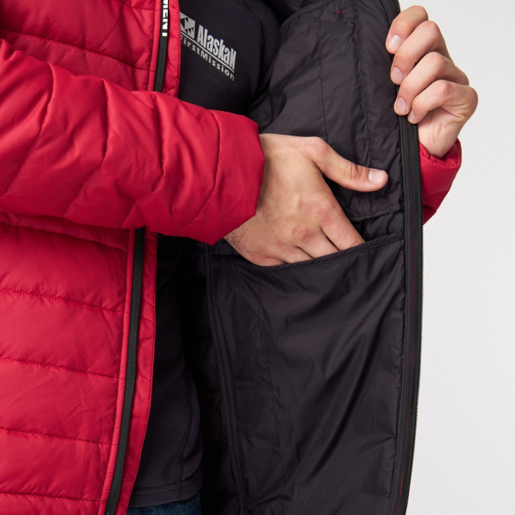 Куртка Alaskan Juneau Red  M утепл.стеганая